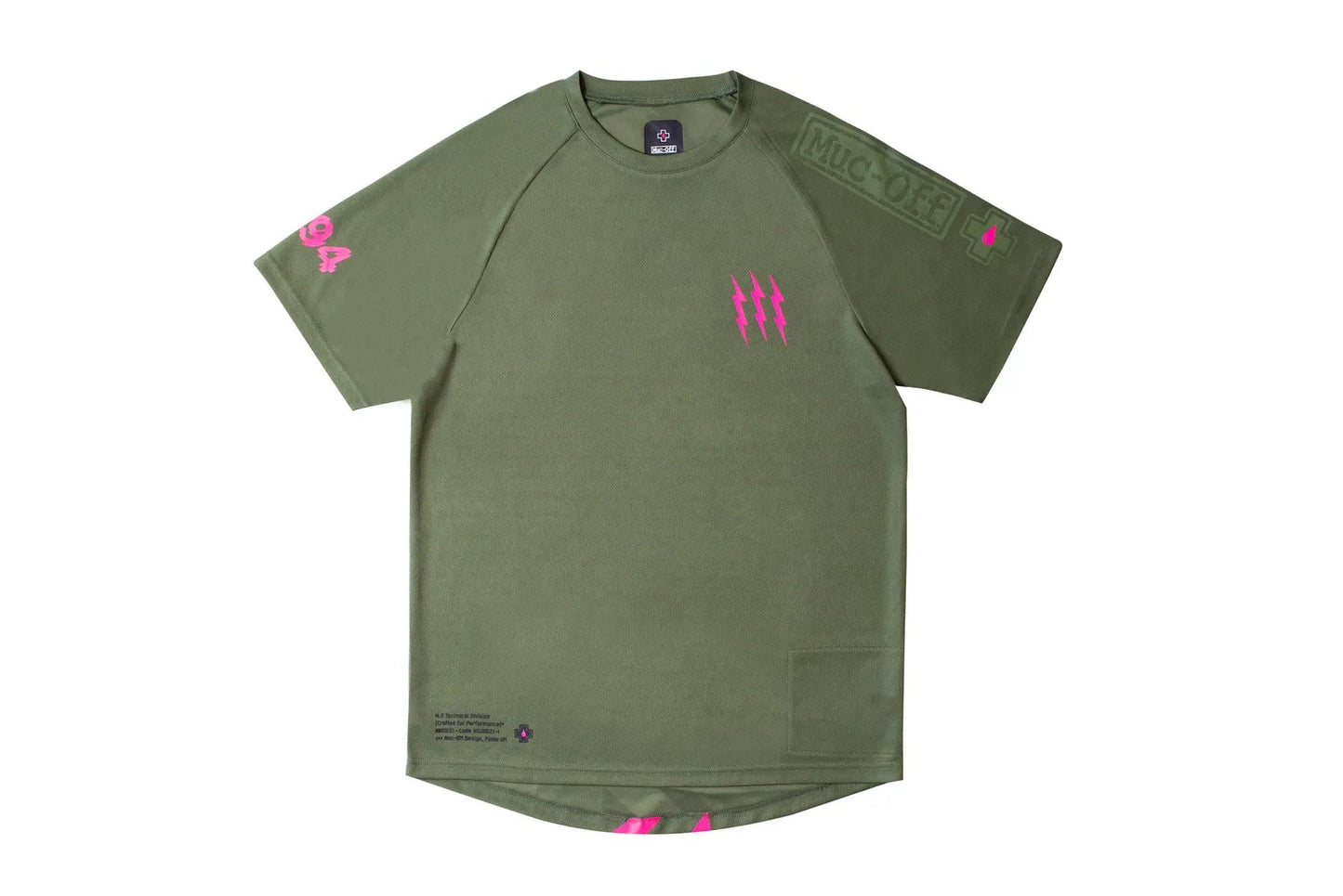 JERSEY MUC-OFF SHORT SLEEVE GREEN T/XXL (20375)