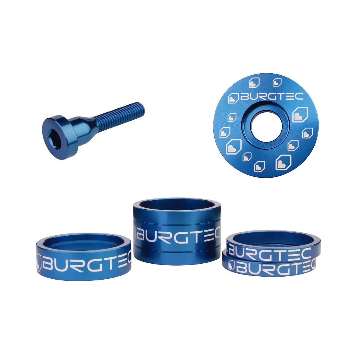Kit Espaciadores / Tapa / Perno Burgtec