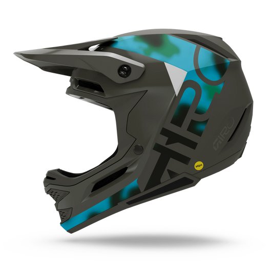 CASCO GIRO INSURGENT SPHERICAL MATTE FREQUENCY/BLUE