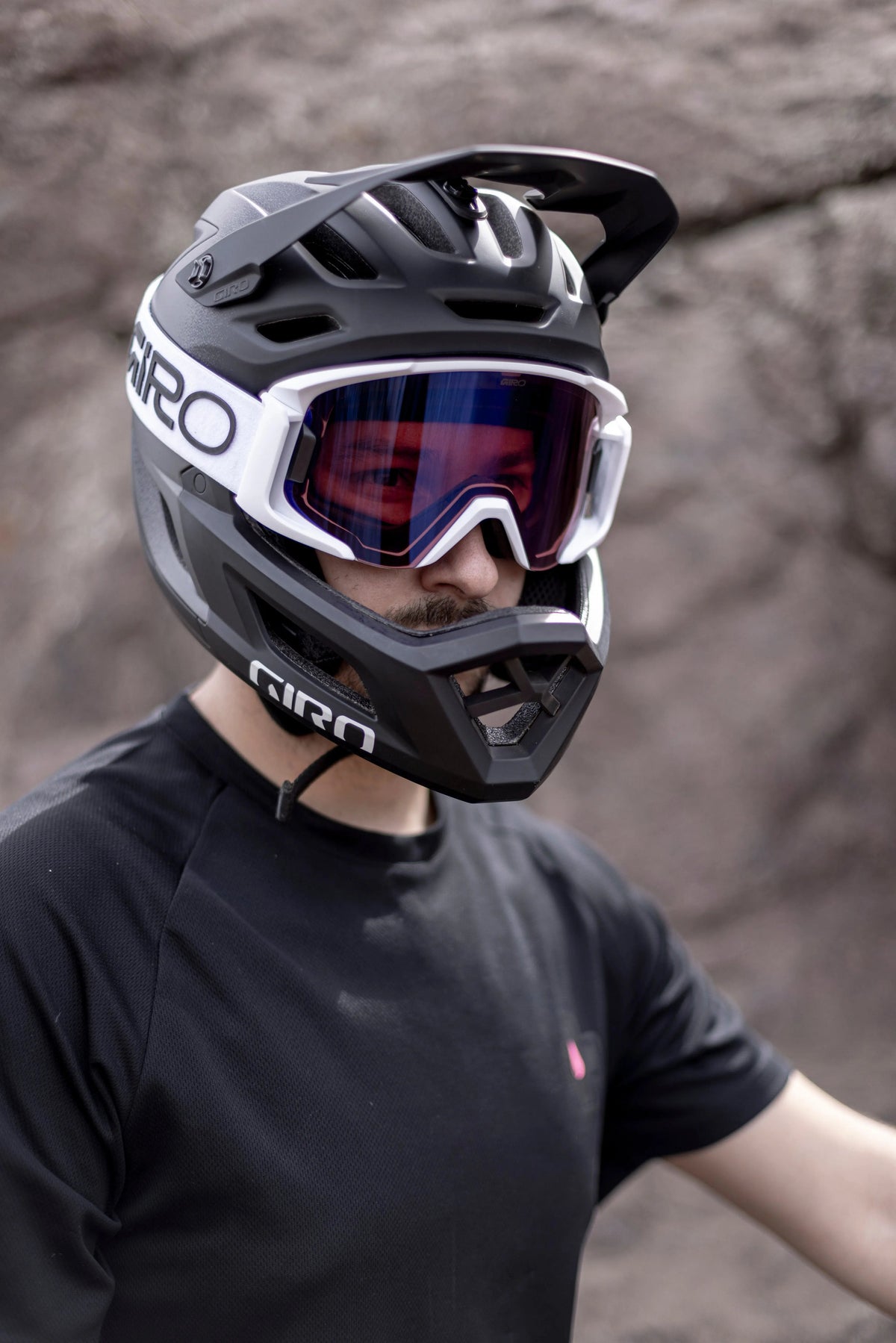 ANTIPARRA GIRO DROPLINE MTB STONE VIVID TRAIL/CLEAR