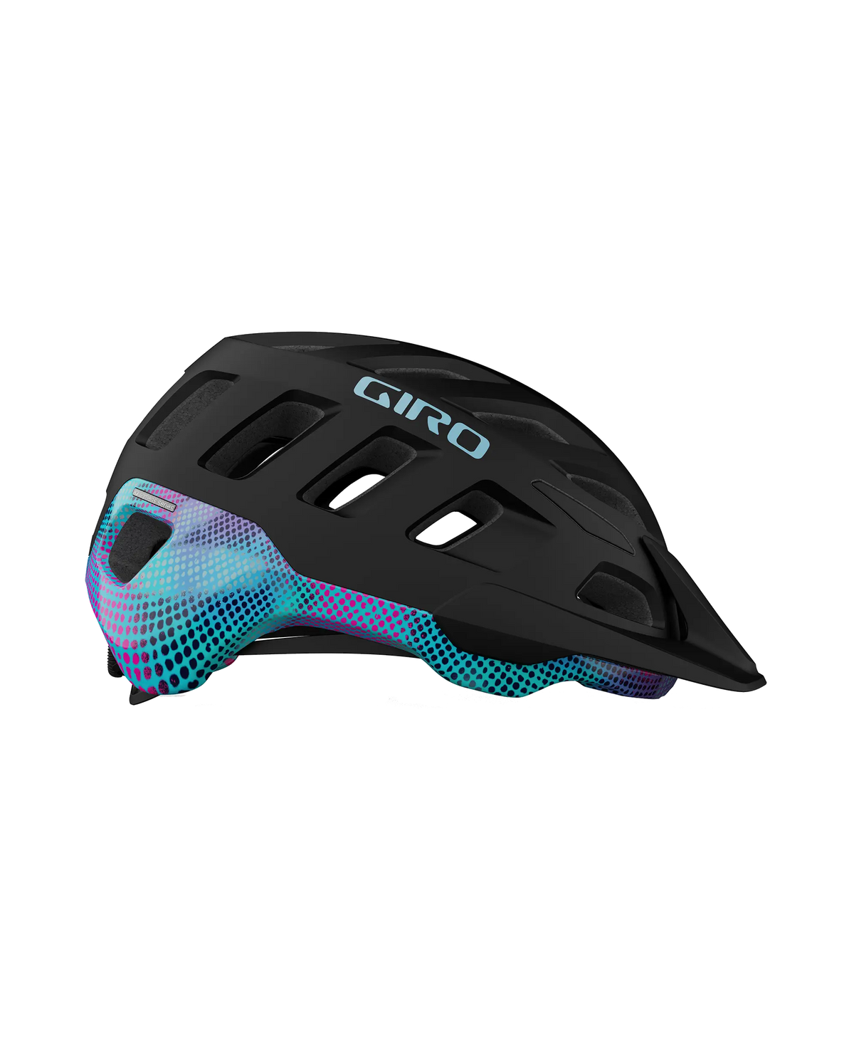 CASCO GIRO RADIX WOMAN MATE BLACK CHROMA DOT