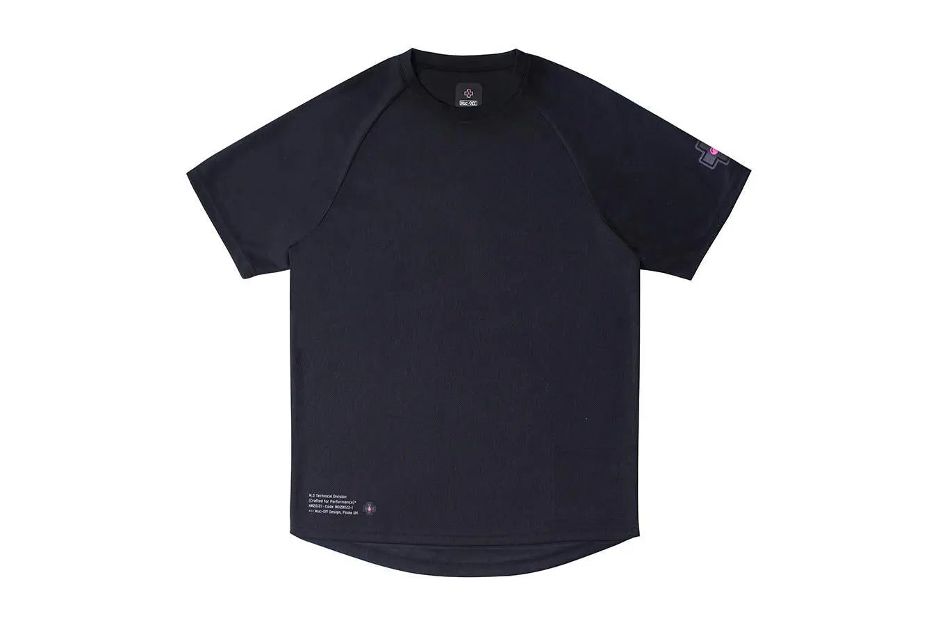 JERSEY BICICLETA MUC-OFF RIDERS MANGA CORTA NEGRO