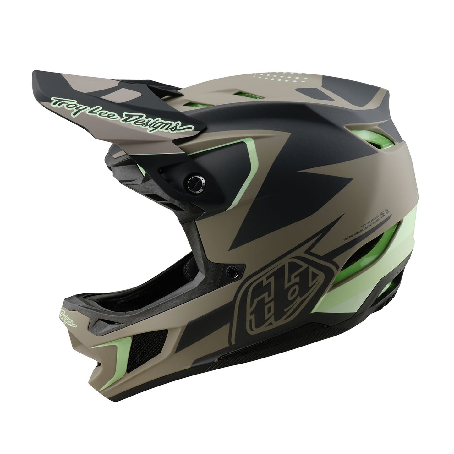 Casco Troy Lee Designs de bicicleta D4 composite optic timber
