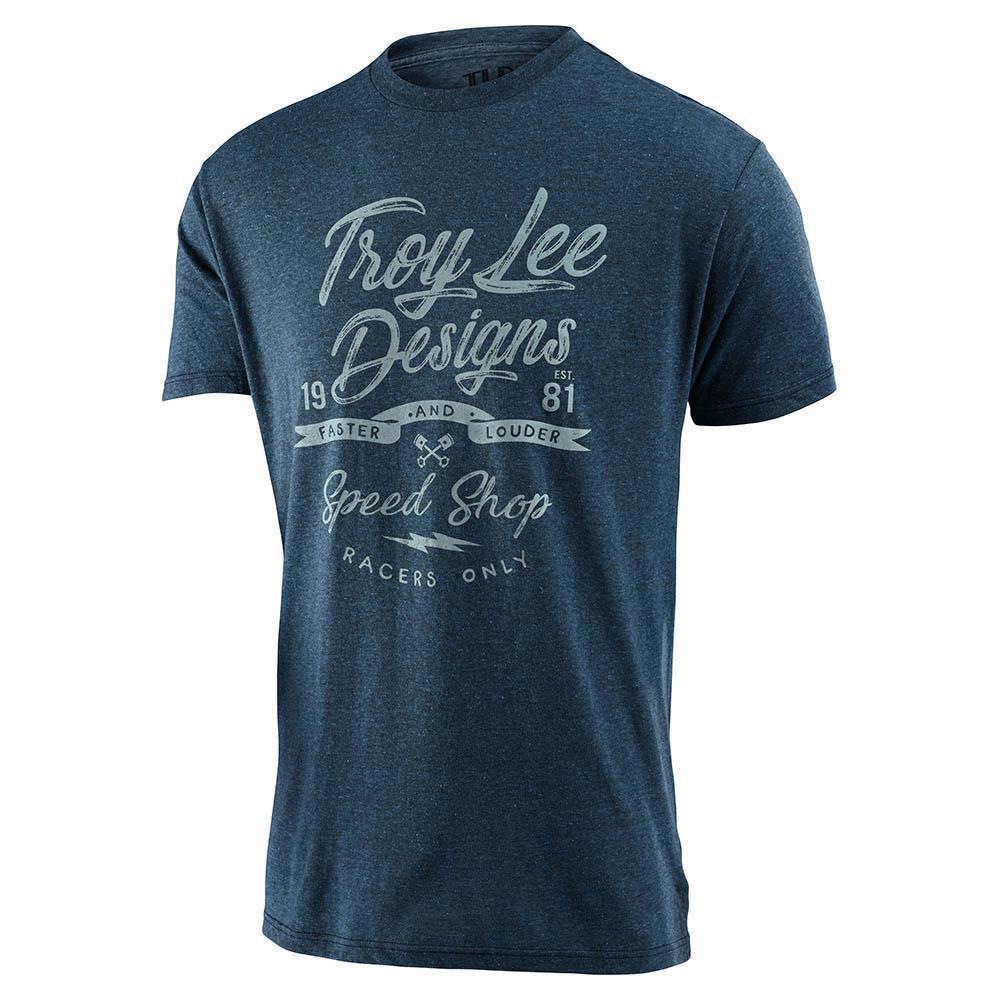 Polera Troy Lee Designs widow maker azul