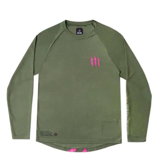 Jersey Muc-Off Long Sleeve Riders - Green