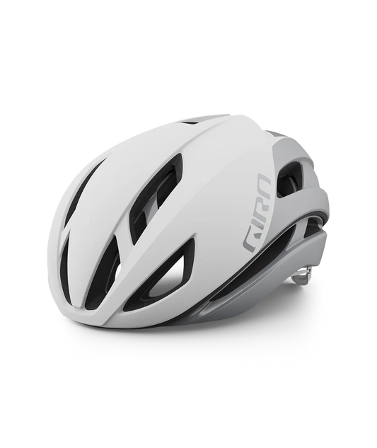 CASCO GIRO ECLIPSE SPHERICAL MATE WHITE/SILVER
