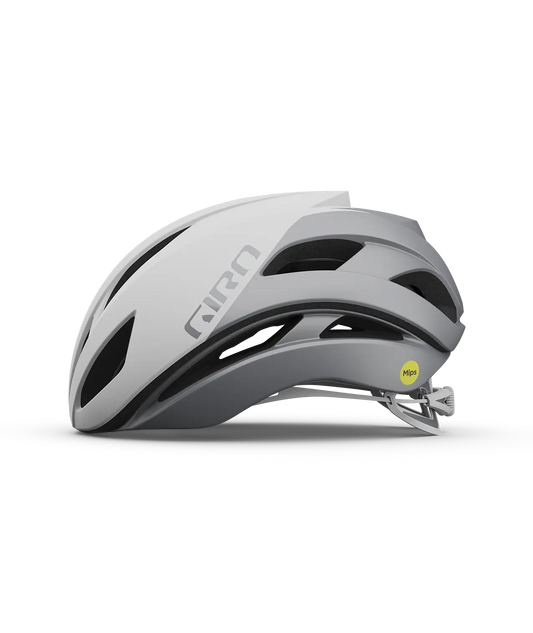 CASCO GIRO ECLIPSE SPHERICAL MATE WHITE/SILVER
