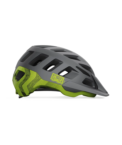 CASCO GIRO RADIX MIPS MATTE METALLIC BLACK/ANODIZED LIME