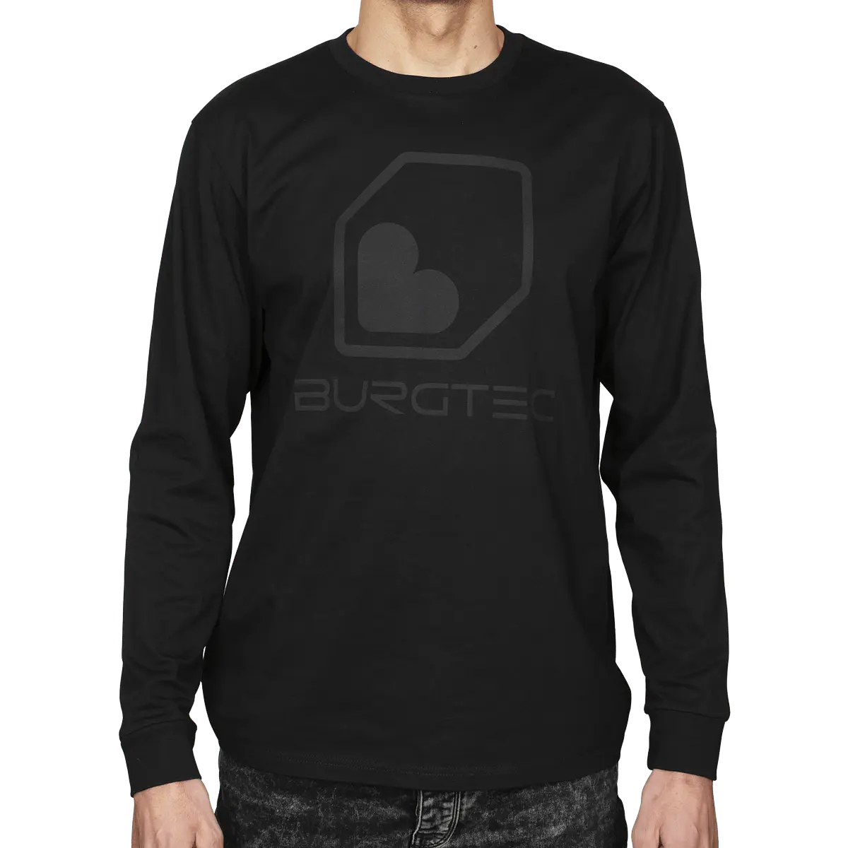 Polera manga larga Black on Black