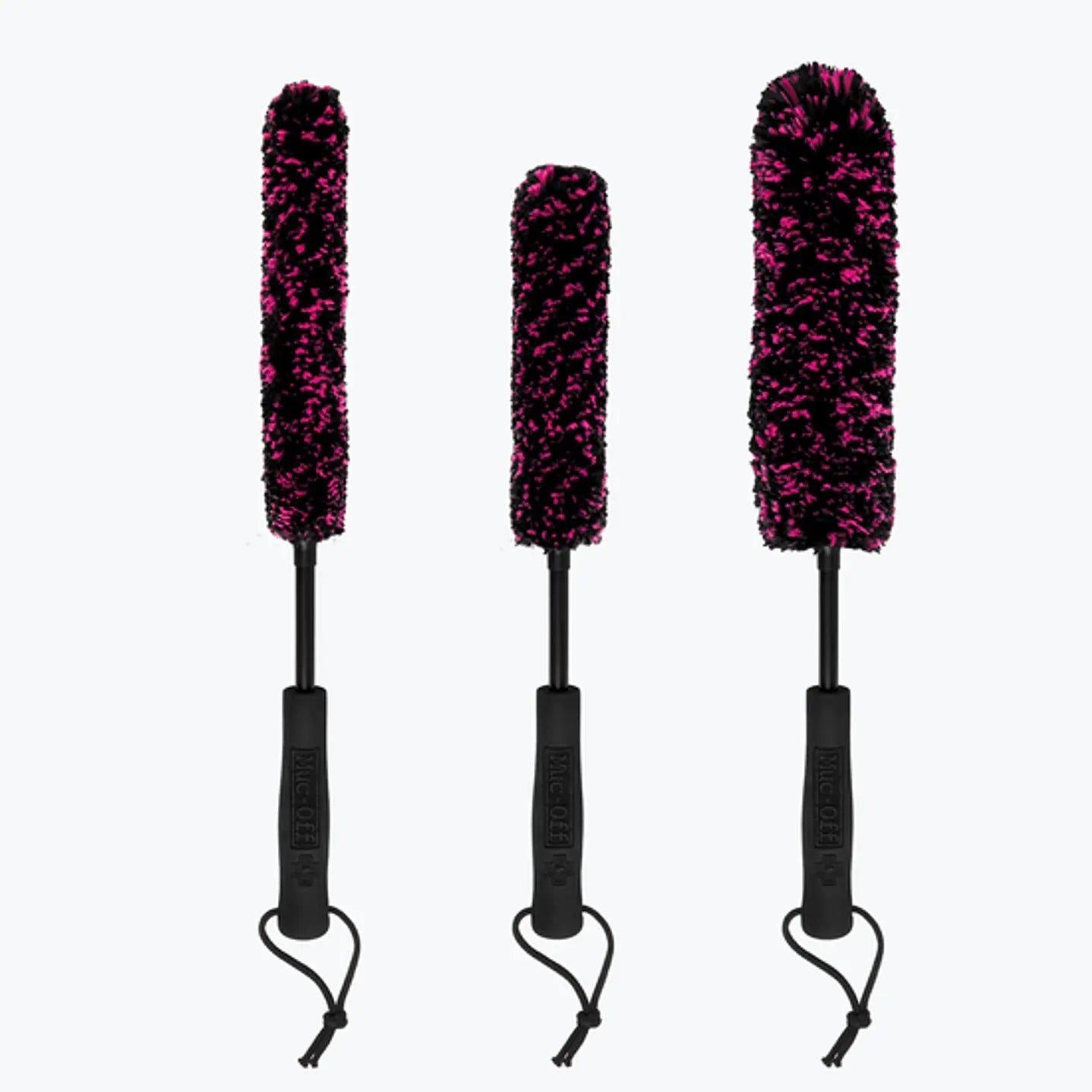 SET DE 3 ESCOBILLAS DE MICROFIBRA MUC-OFF