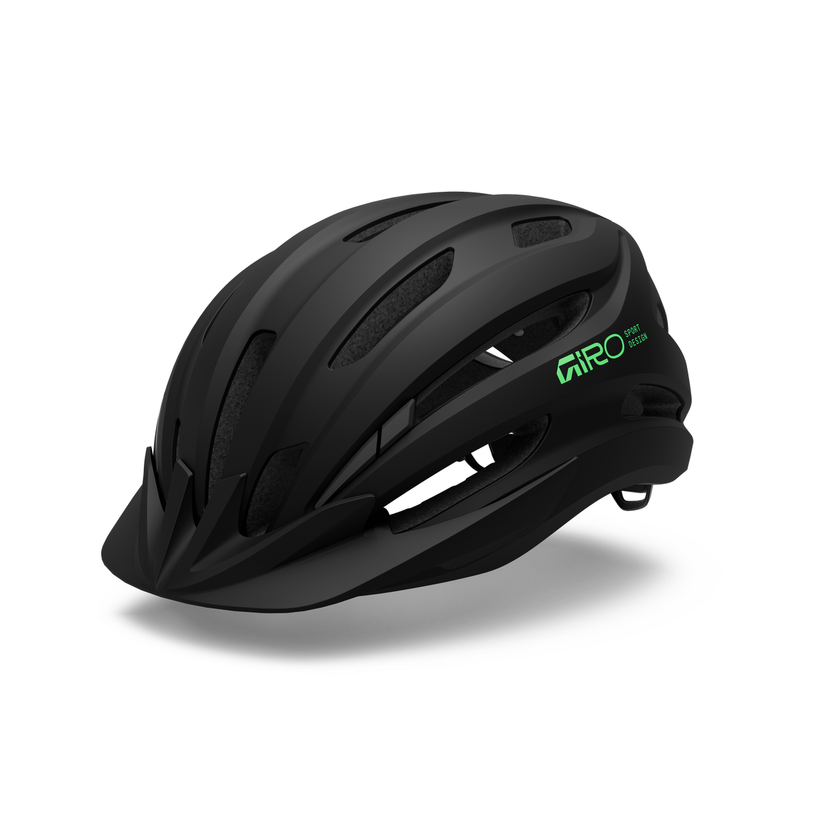 CASCO GIRO REGISTER MIPS II MATTE BLACK/GREEN NIÑO