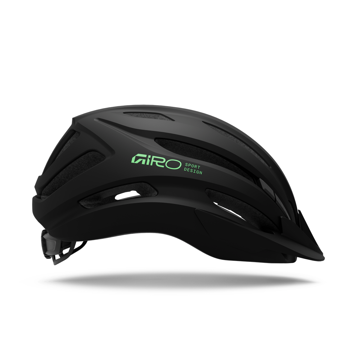 CASCO GIRO REGISTER MIPS II MATTE BLACK/GREEN NIÑO