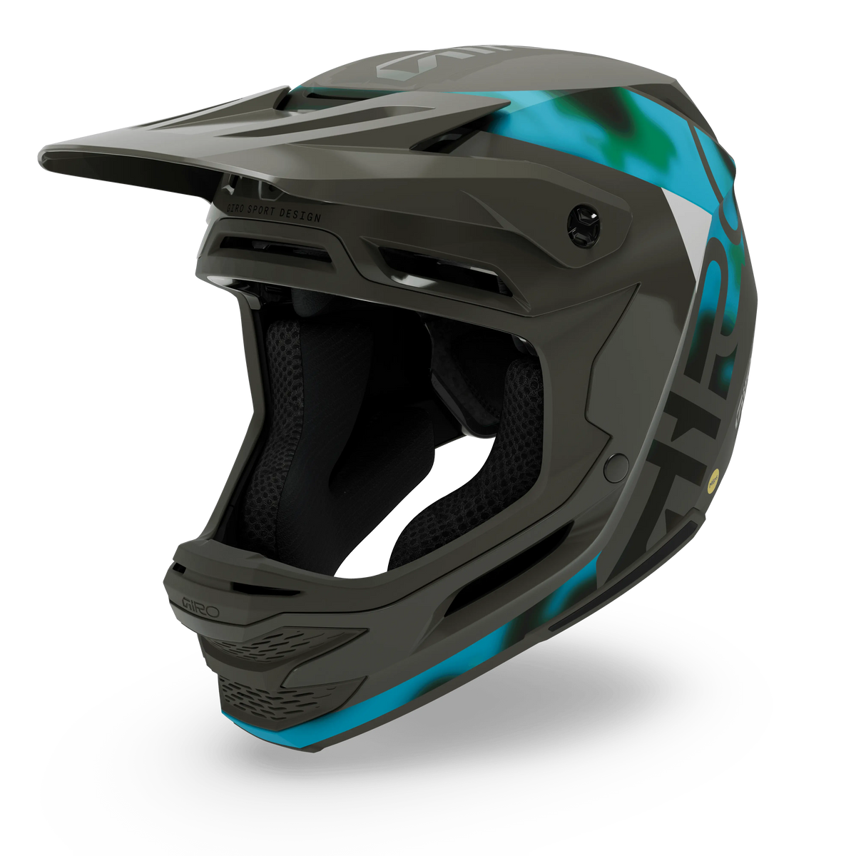 CASCO GIRO INSURGENT SPHERICAL MATTE FREQUENCY/BLUE