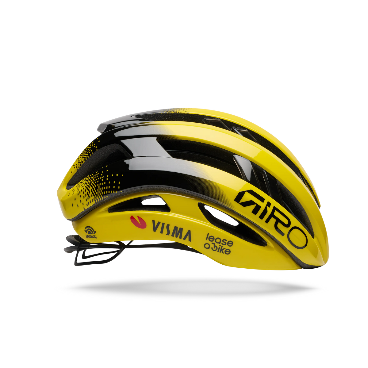CASCO GIRO ARIES SPHERICAL GLOSS YELLOW/BLACK VISMA 2026