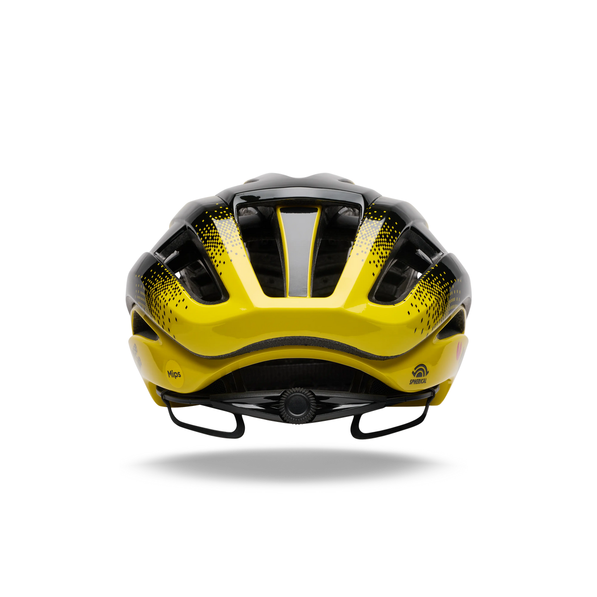 CASCO GIRO ARIES SPHERICAL GLOSS YELLOW/BLACK VISMA 2026