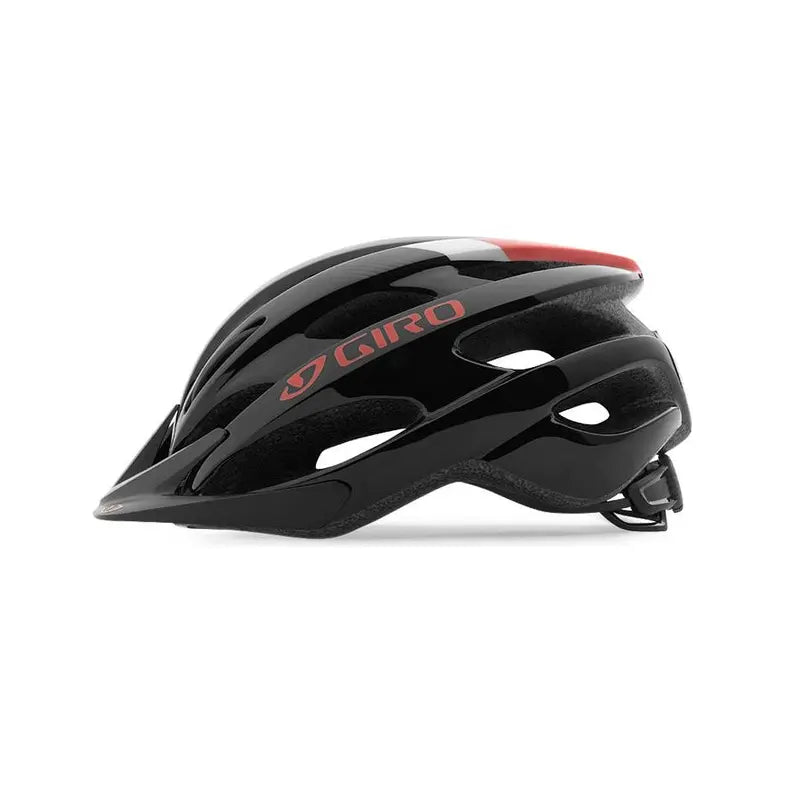 CASCO GIRO REVEL BLACK/BRIGHT RED T/UNIV
