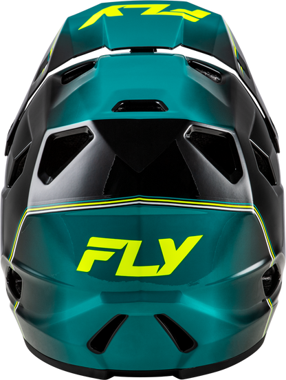 2026 RAYCE REPEAT BICYCLE HELMET BLACK/TEAL/HI-VIS
