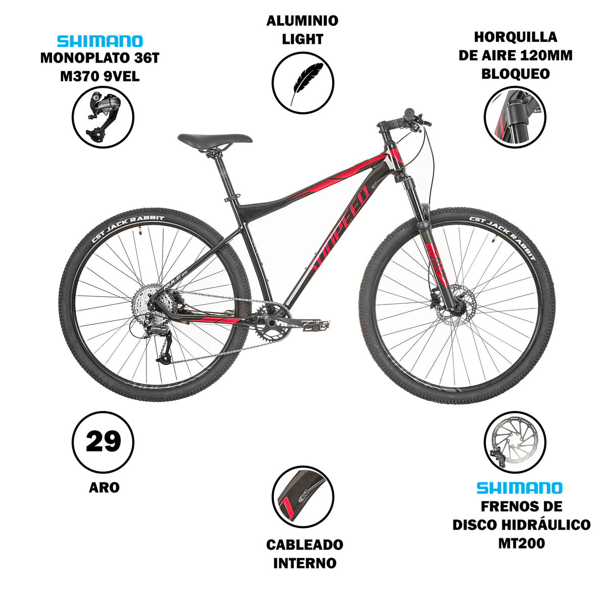 Bicicleta Sunpeed Rule Aro 27.5 - 14