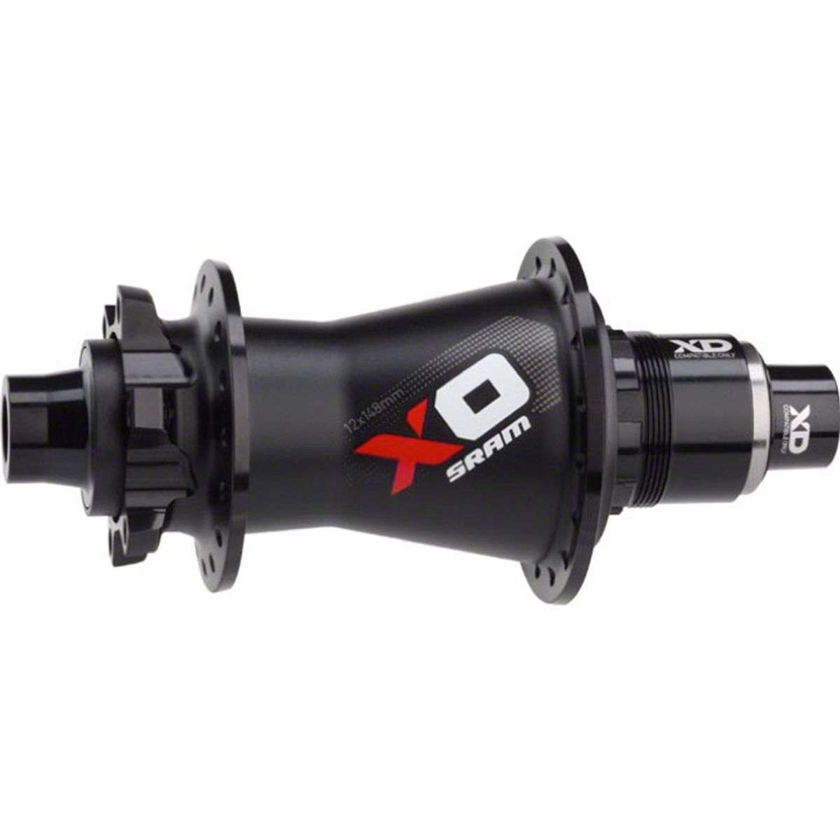 Maza X0 Boost 12x148mm 32h XD Plata