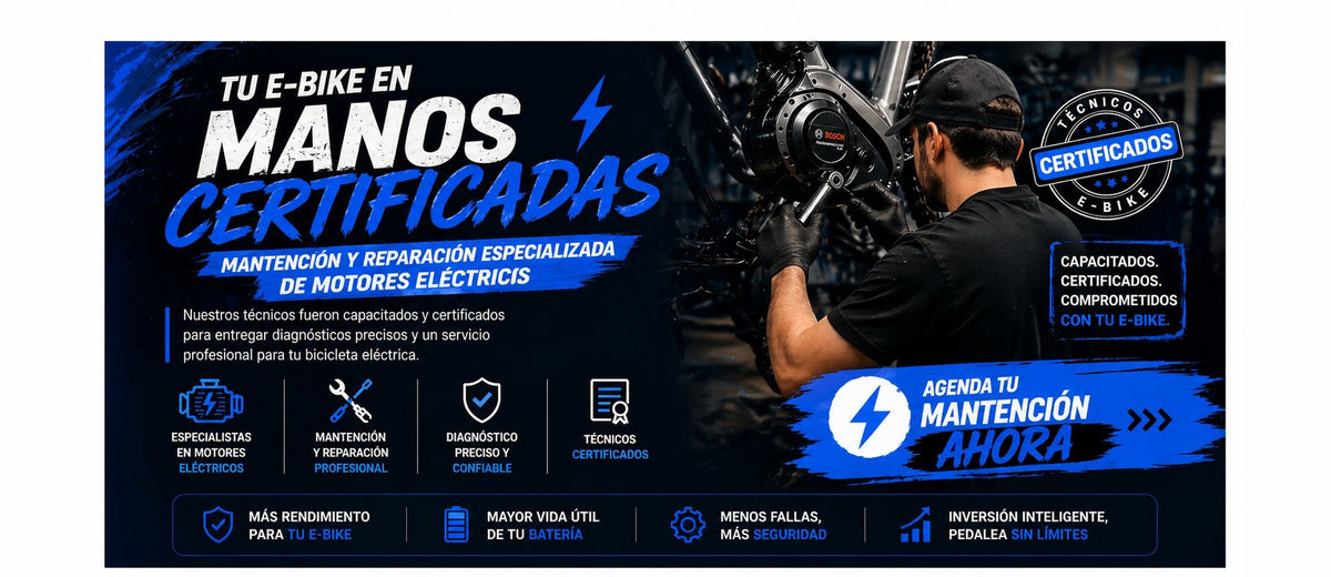 Servicios e-bike CleanBike: mantencion y reparacion de motores electricos