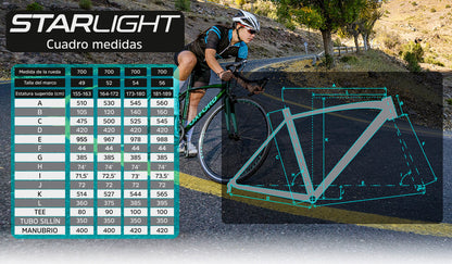 Bicicleta Aro 700 Starlight 5