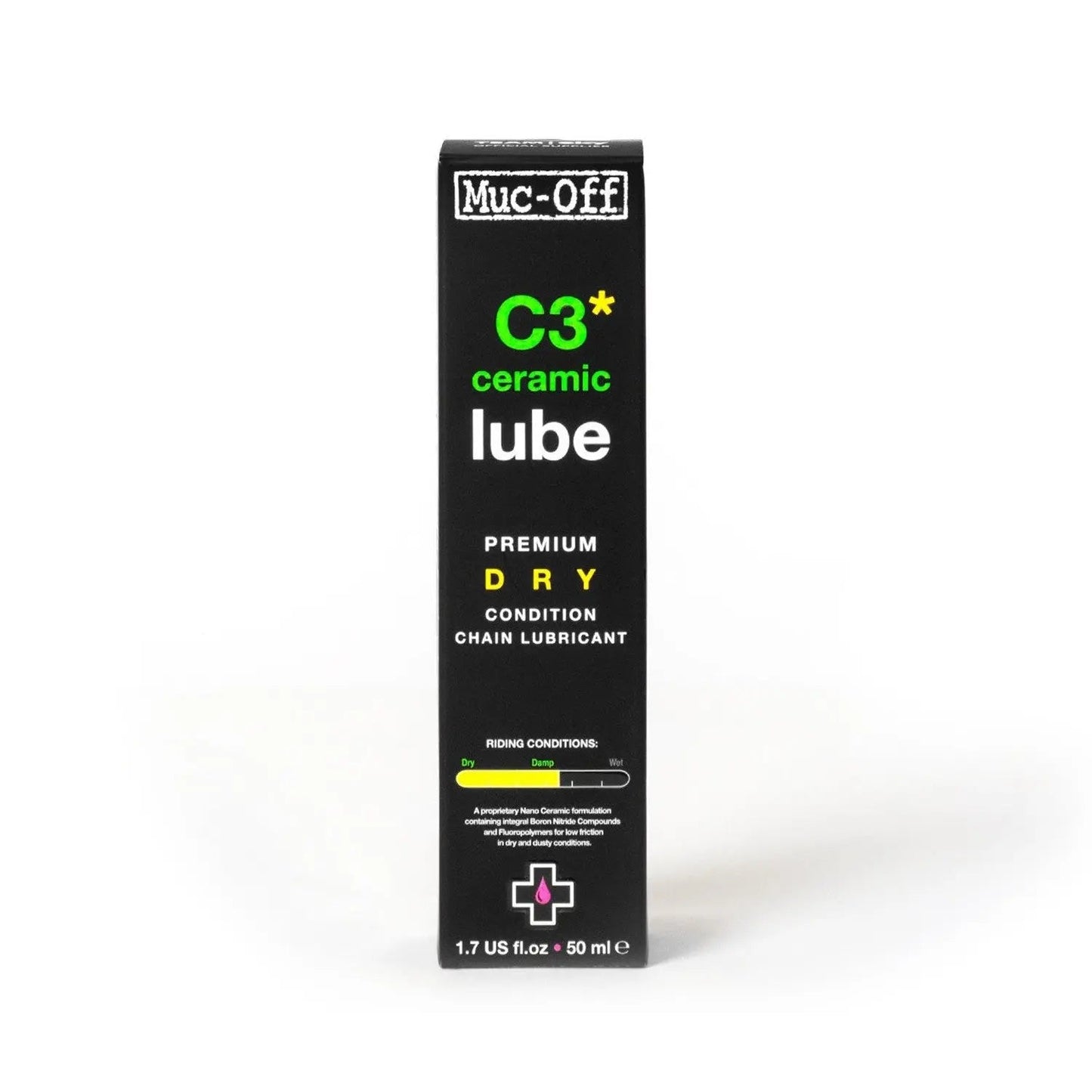 Lubricante de cadena seco dry C3 ceramic lube Muc-Off 50ml