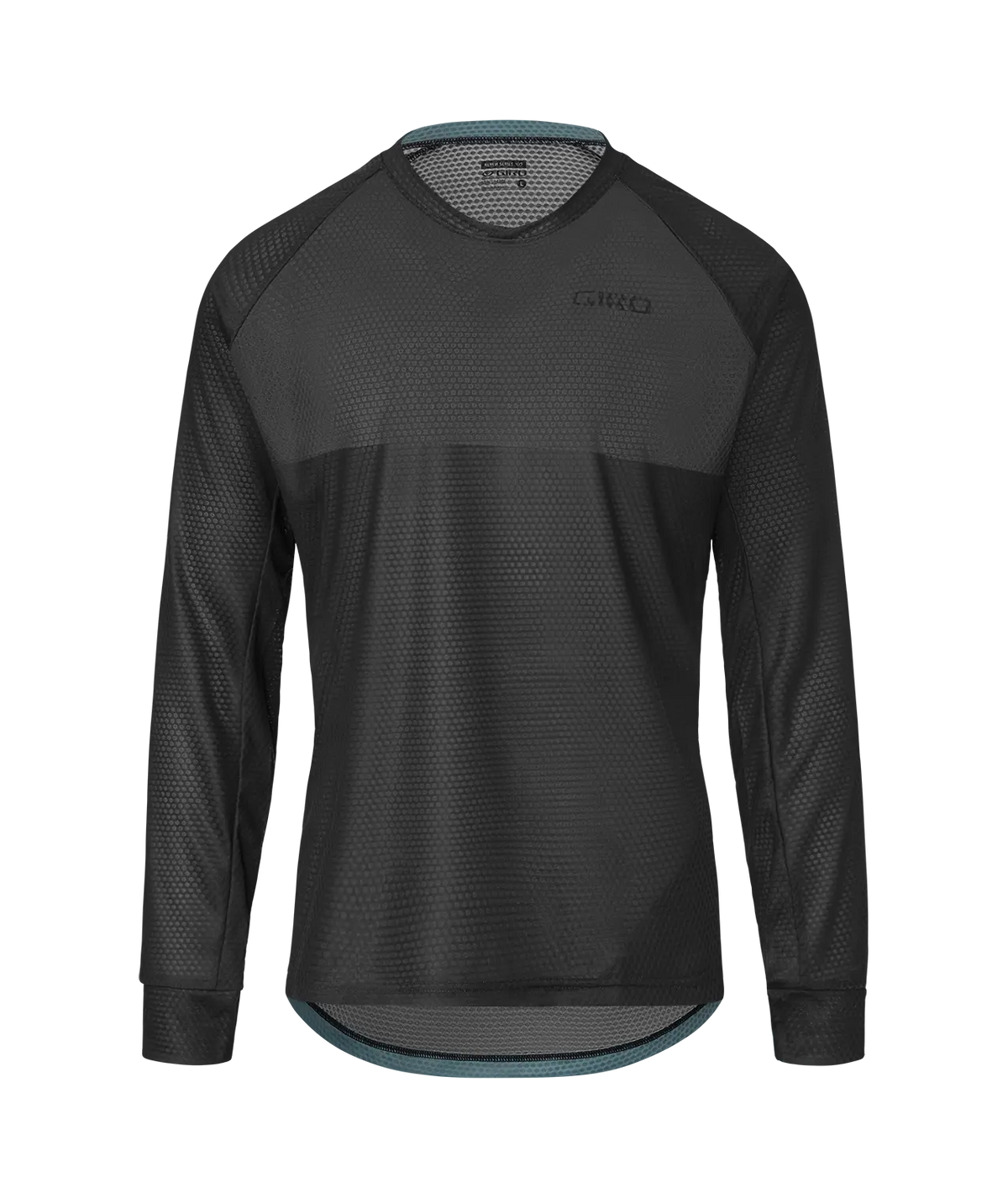 JERSEY GIRO HOMBRE ROUST MANGA LARGA BLACK/GREY