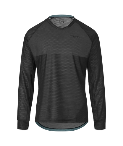 JERSEY GIRO HOMBRE ROUST MANGA LARGA BLACK/GREY