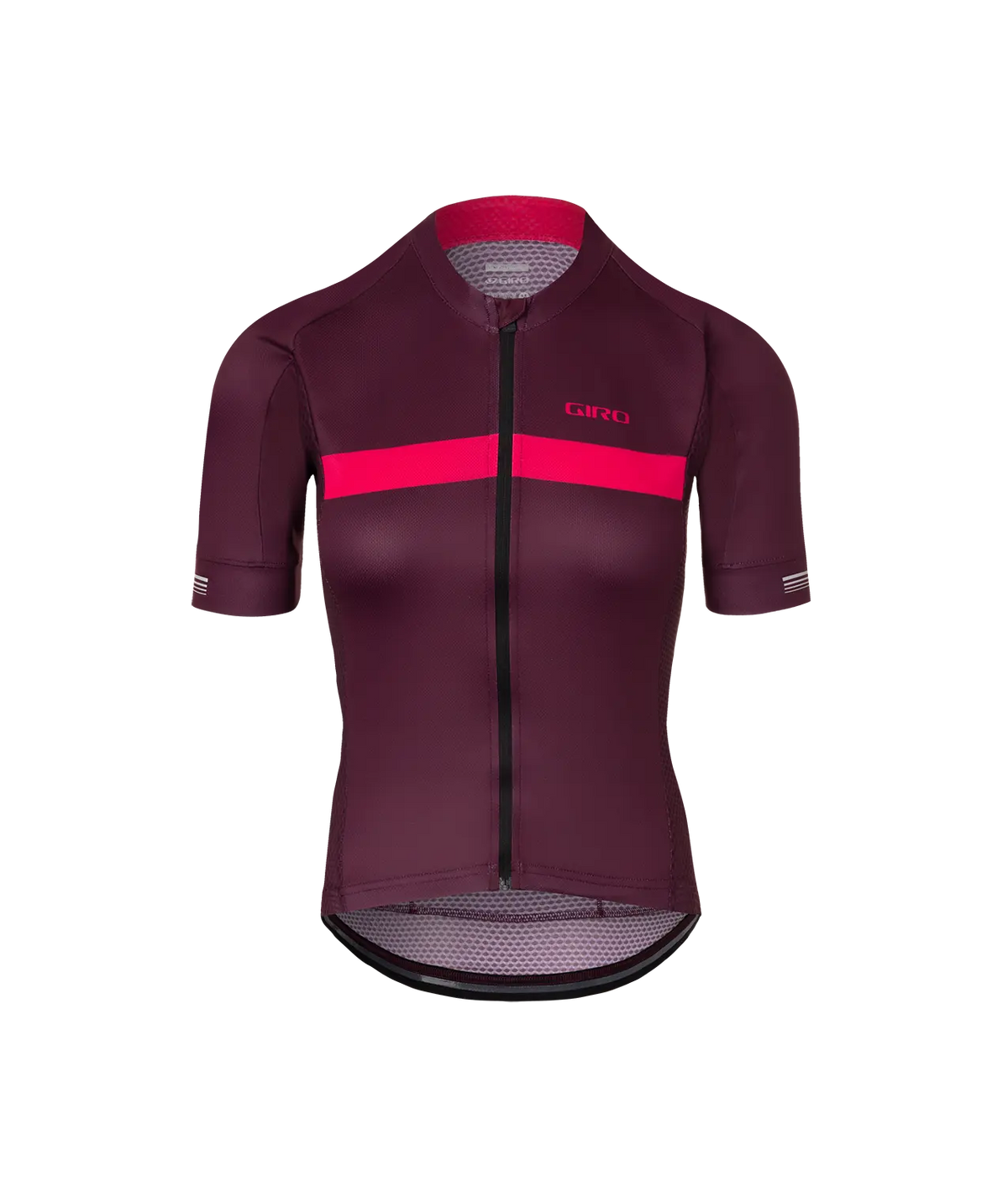 JERSEY CHRONO MUJER GIRO DARK CHERRY/RASPBERRY STRIPE