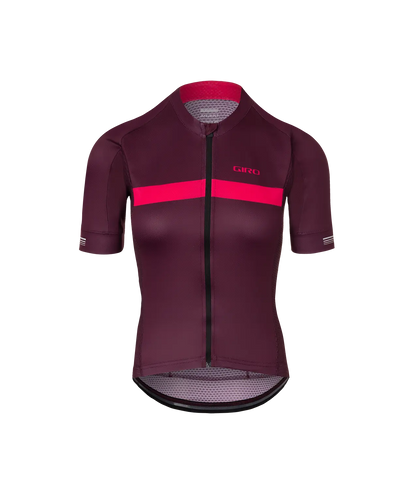 JERSEY CHRONO MUJER GIRO DARK CHERRY/RASPBERRY STRIPE