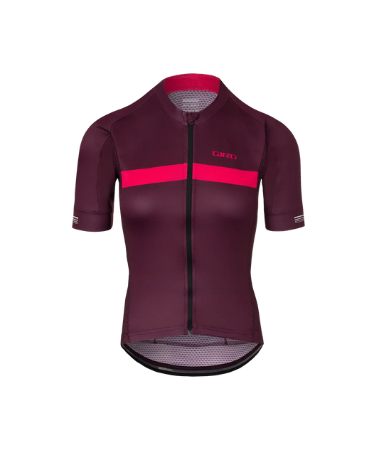 JERSEY CHRONO MUJER GIRO DARK CHERRY/RASPBERRY STRIPE