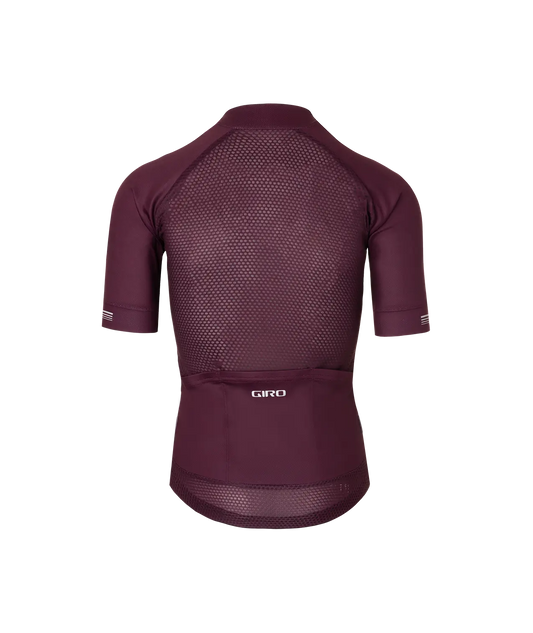 JERSEY CHRONO MUJER GIRO DARK CHERRY/RASPBERRY STRIPE