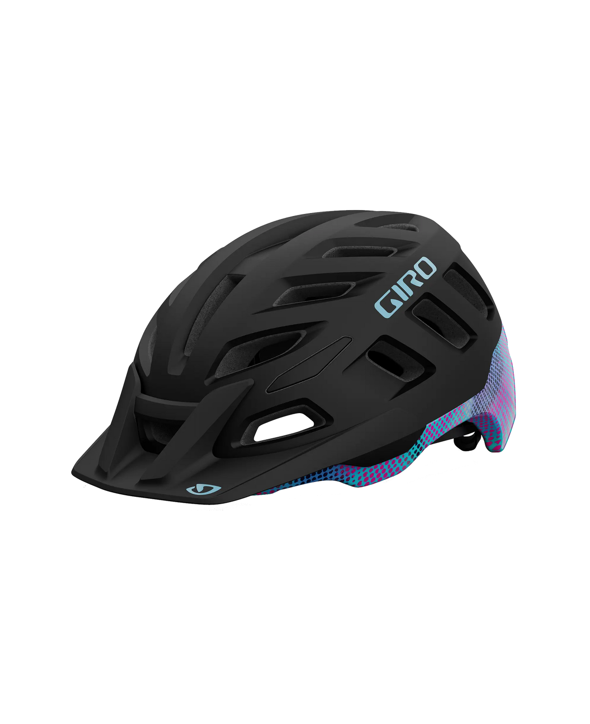 CASCO GIRO RADIX WOMAN MATE BLACK CHROMA  DOT