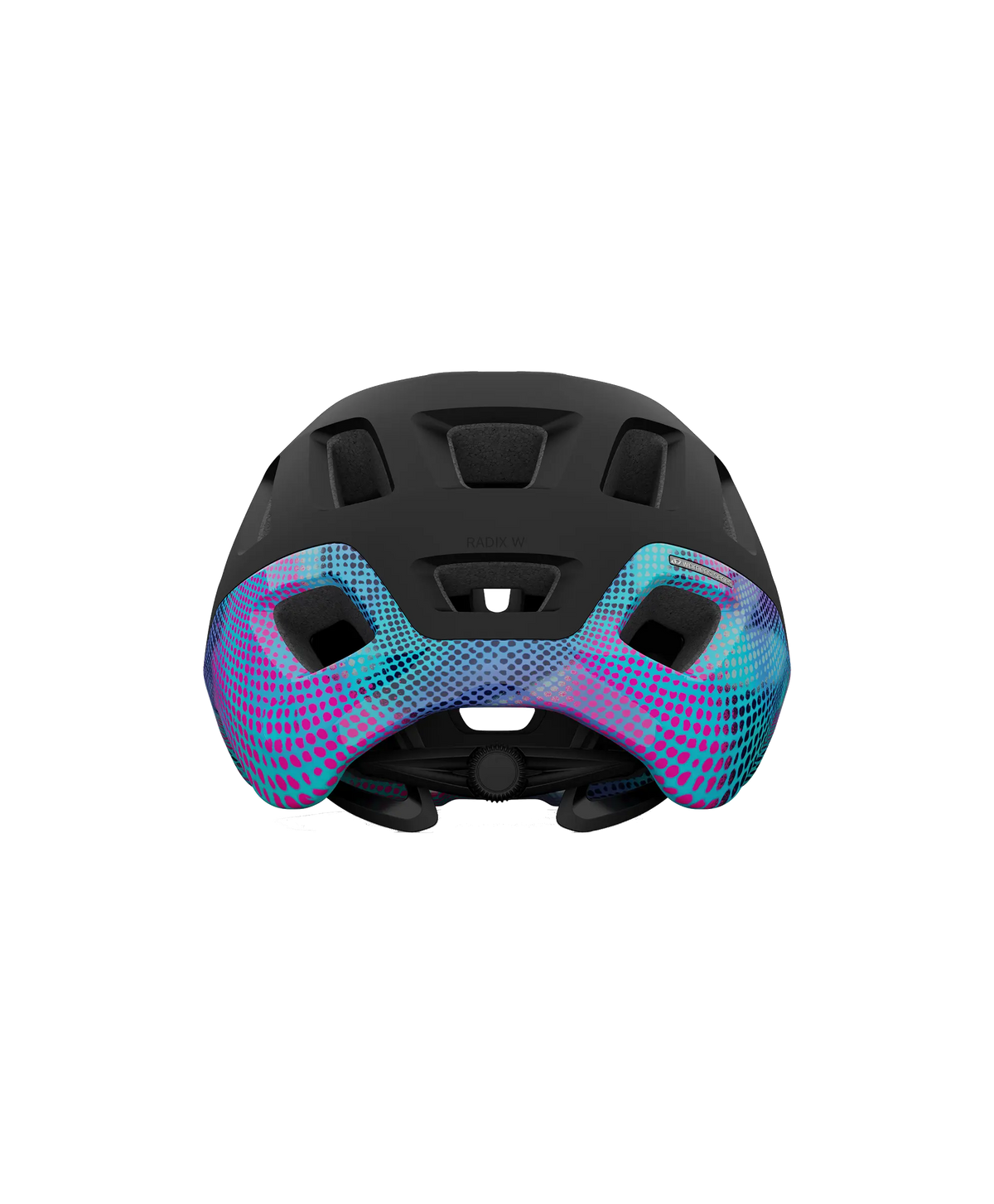 CASCO GIRO RADIX WOMAN MATE BLACK CHROMA  DOT