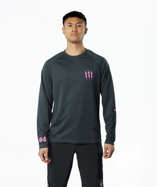 Jersey Muc-Off Long Sleeve Riders Grey