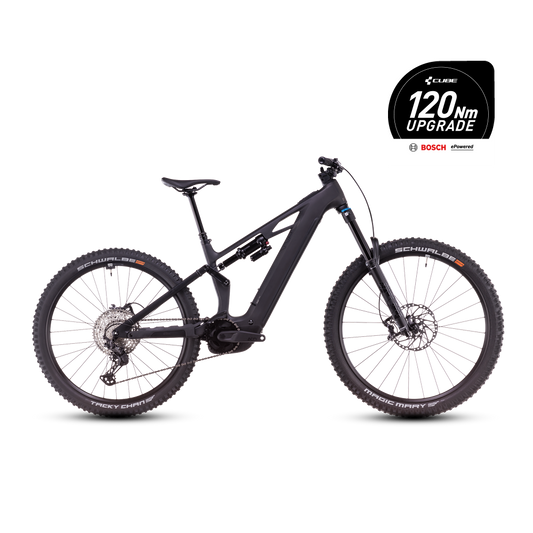 BICICLETA CUBE STEREO HYBRID ONE77 HPC SLX 800 BLACKLINE