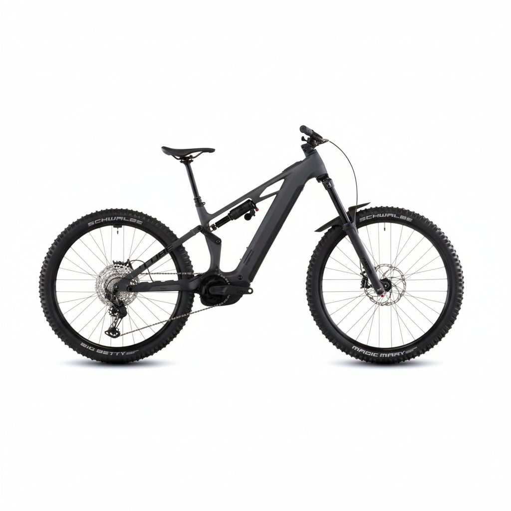 BICICLETA CUBE STEREO HYBRID ONE77 HPC RACE 800 IRONGREY N BLACK