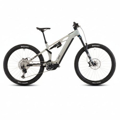 BICICLETA CUBE STEREO HYBRID ONE77 HPC SLX 800 GLINTSAND N BLACK