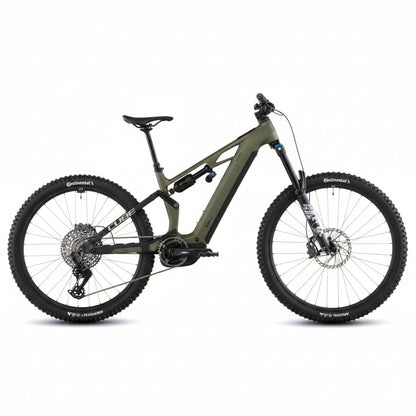 BICICLETA CUBE STEREO HYBRID ONE77 HPC TM 800 REEDGREEN N MATRIX