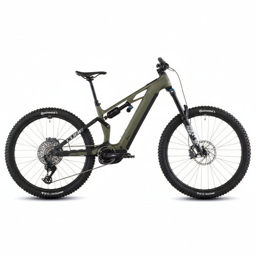 BICICLETA CUBE STEREO HYBRID ONE77 HPC TM 800 REEDGREEN N MATRIX