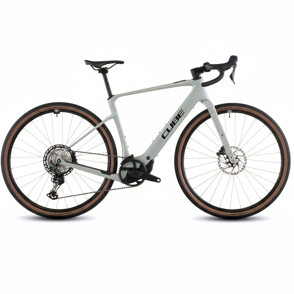 BICICLETA CUBE NUROAD HYBRID C:62 RACE 400X REEDBEIGE N BLACK