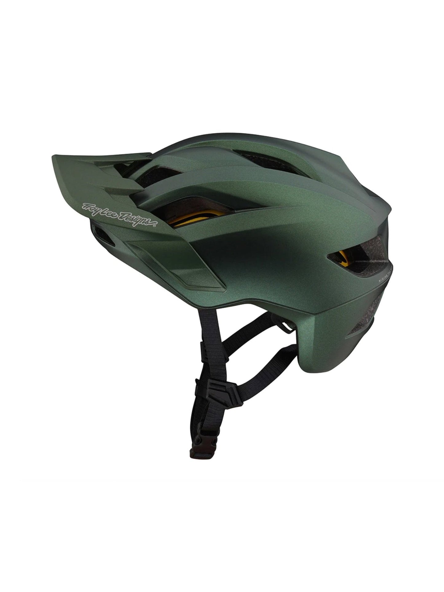 Casco Troy Lee Designs de bicicleta flowline orbit verde con MIPS
