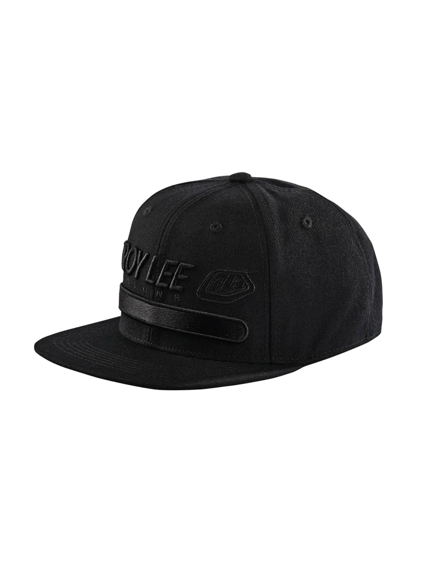 Jockey / Gorro Troy Lee Designs snapback drop in negro / reflectante