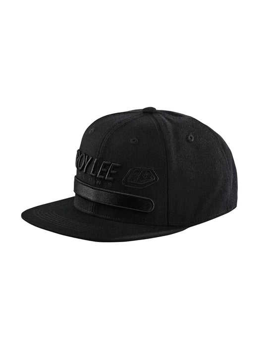 Jockey / Gorro Troy Lee Designs snapback drop in negro / reflectante