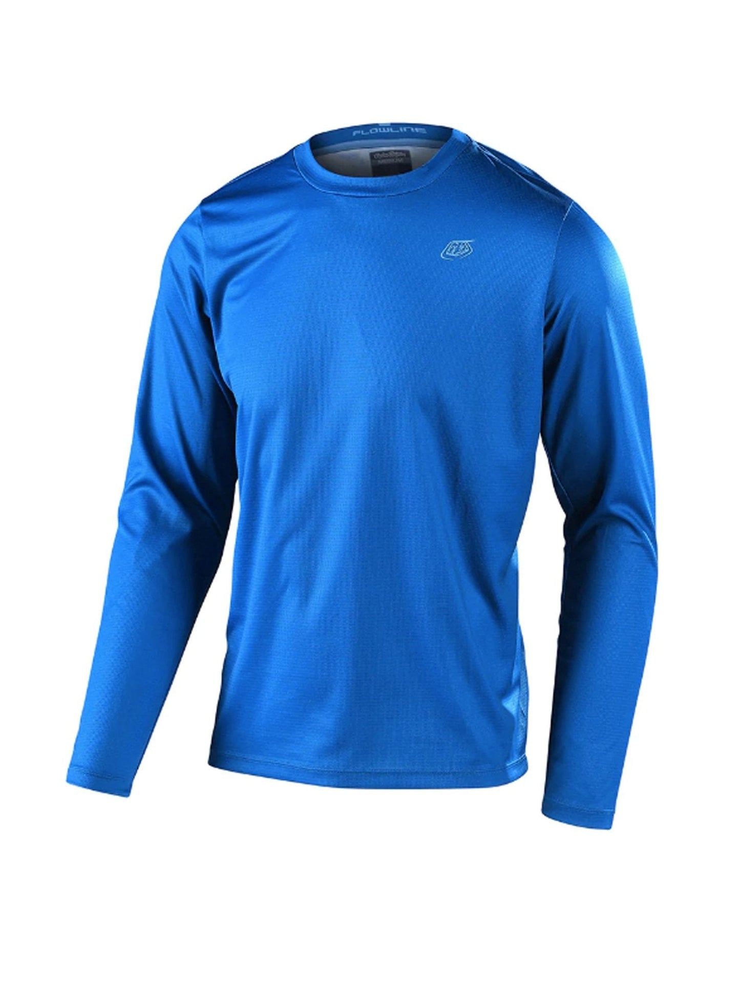Polera Troy Lee Designs de bicicleta flowline ls azul