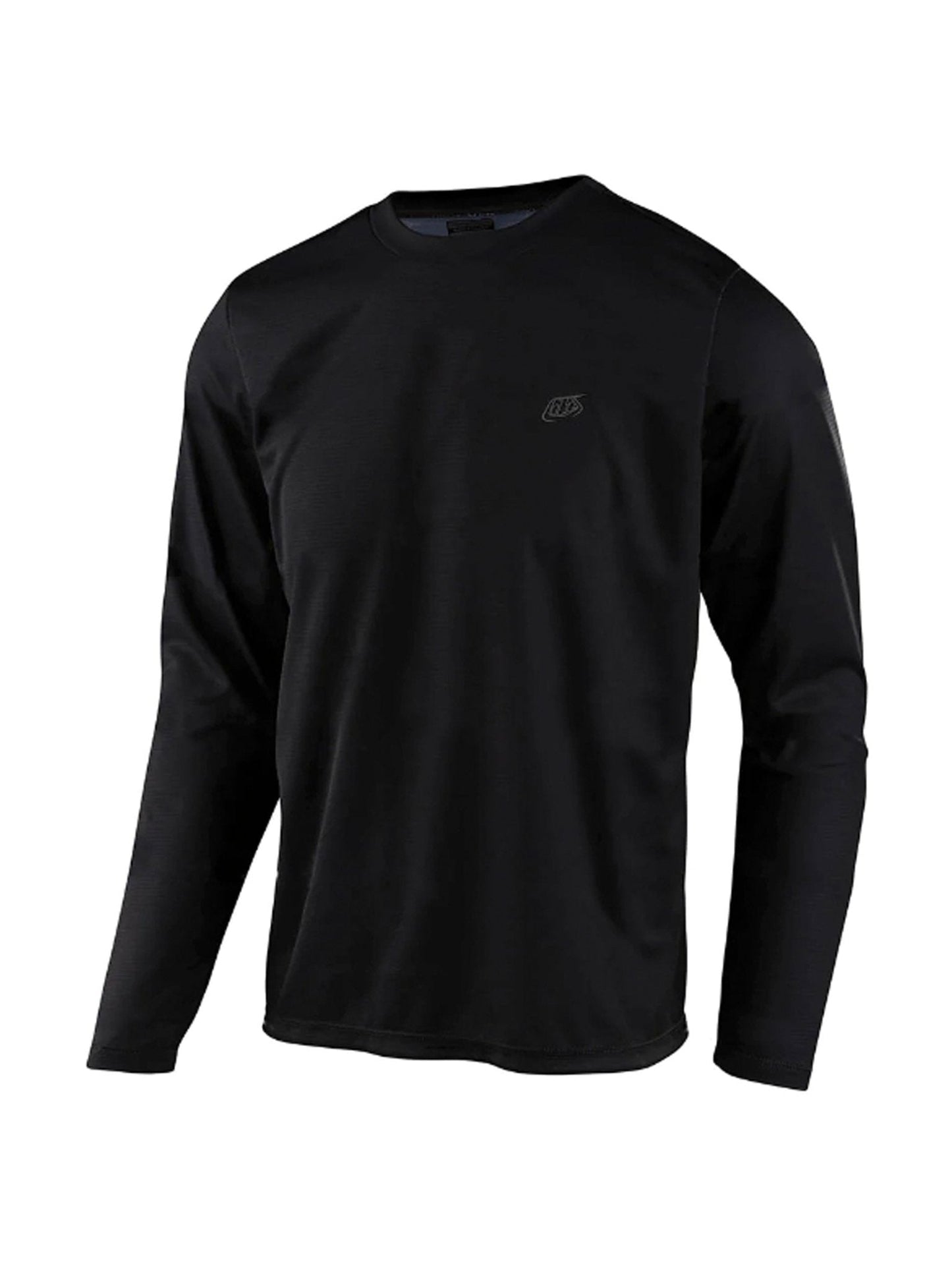 Polera Troy Lee Designs de bicicleta flowline ls negra