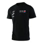 Polera Troy Lee Designs factory pit crew negra