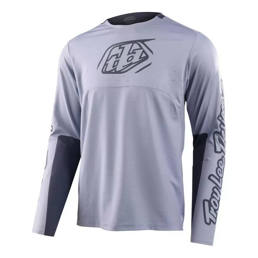 Polera Troy Lee Designs sprint icon gris cemento