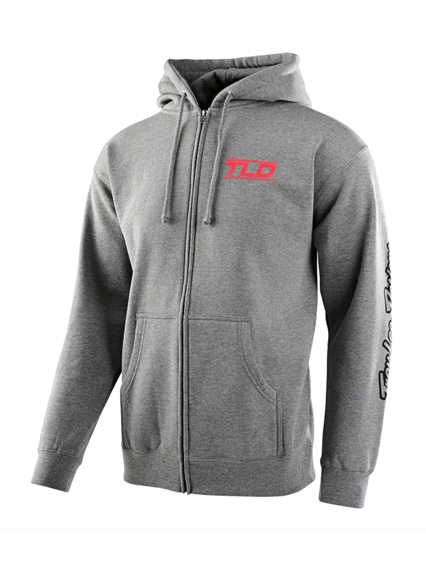 Polerón Troy Lee Designs con cierre speed logo gris