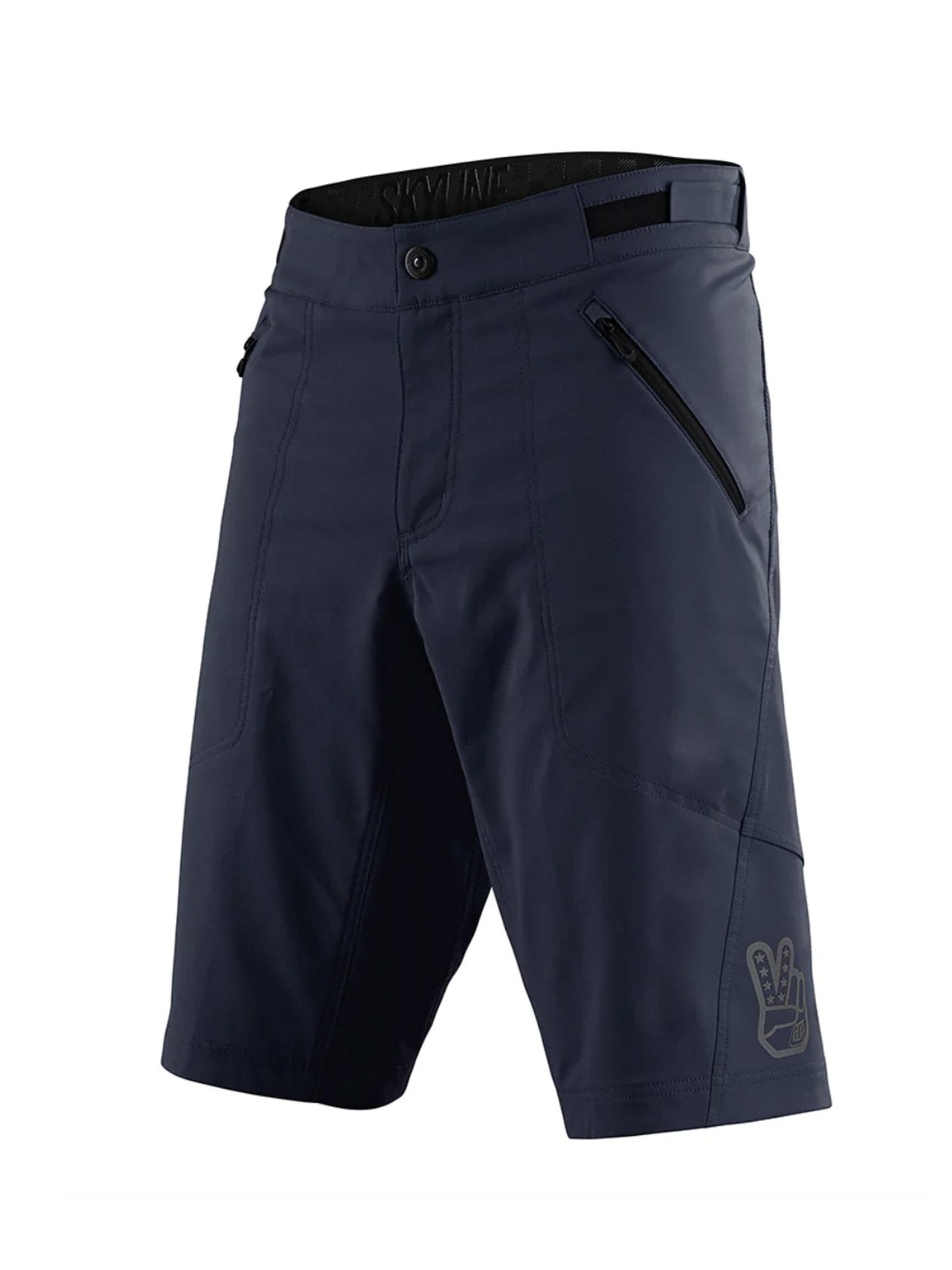 Short Troy Lee Designs de bicicleta skyline azul marino con calza